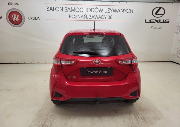 Toyota Yaris cena 54900 przebieg: 44500, rok produkcji 2017 z Pelplin małe 172